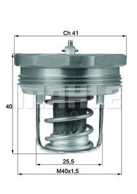 FIAT 60710617 Thermostat, coolant